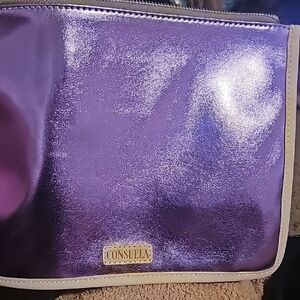 Consuela Purple Cosmetic Bag